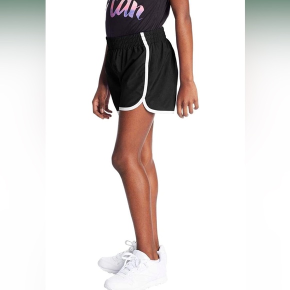 CHAMPION Girls’ Black Running Shorts - Picture 3 of 9